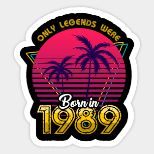 Born in 1989 T-Shirt Sticker